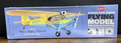 Guillow's Piper Super Cub 95 Kit No. 303 Balsa Wood Flying Model Kit Sealed NIB