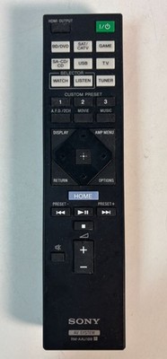 Sony RM-AAU189 AV System Remote Control For Home Theater