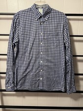 EUC Men's BROOKS BROTHERS Slim Medium, The Original Polo Shirt, Blue/Black, H1