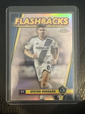 2024 Topps Chrome Steven Gerrard Flashbacks #164 MLS LA Galaxy Numbered 8/250