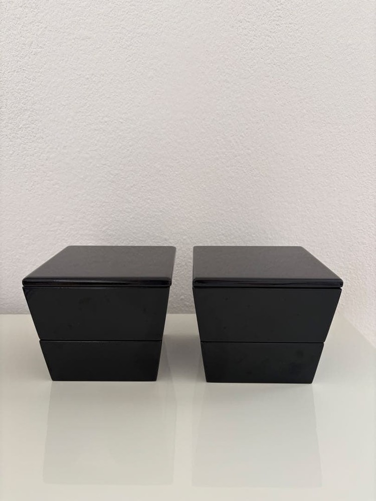 Jubako Bento Box Japanese Set of 2 trapezoidal inserts