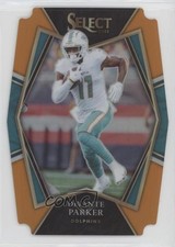 2021 Panini Select Premier Level Orange Prizm Die-Cut 15/249 Devante Parker fm0