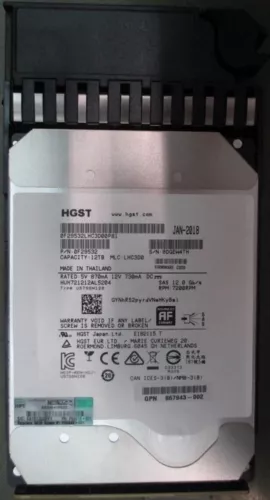 NEW HPE MSA 12TB 12G SAS 7.2K 3.5" MIDLINE 512E HDD Q2R42A P00442-001 - Picture 2 of 3