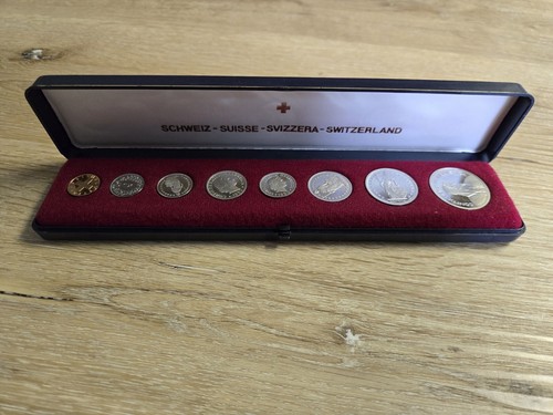 1980 Switzerland 8 Coin Proof Set