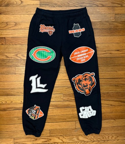 Lyrical Lemonade x Chicago Bears Collection 2020 Logo Sweatpants (size: L)