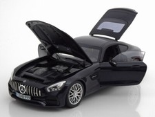 MERCEDES BENZ C190 AMG GT S 2018 BLACK METAL NOREV 183497 1:18 NOIR BLACK