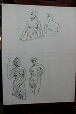 DDR Maler Professor Peuker Wolfgang Bleistift Zeichnung Original  Studien