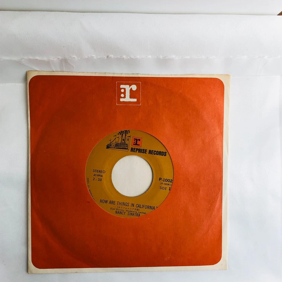 Nancy Sinatra – How Are Things In California? /Japanese 60's Japan vinyl record - Image 4 of 4