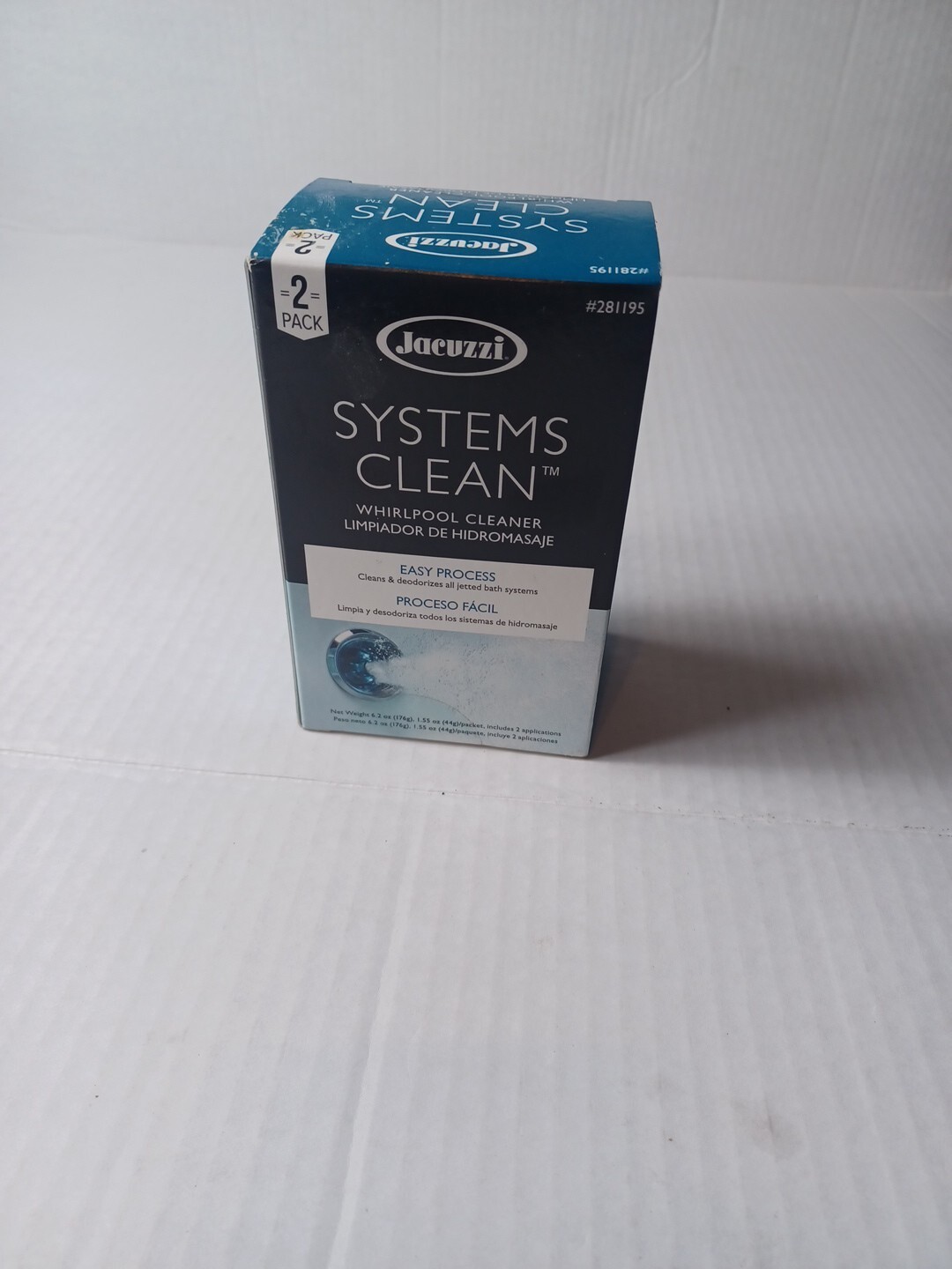 Jacuzzi Systems Clean Jacuzzi 2-Packets 6.2-oz Deep Cleaning Powder Whirlpool Tub Cleaner | eBay