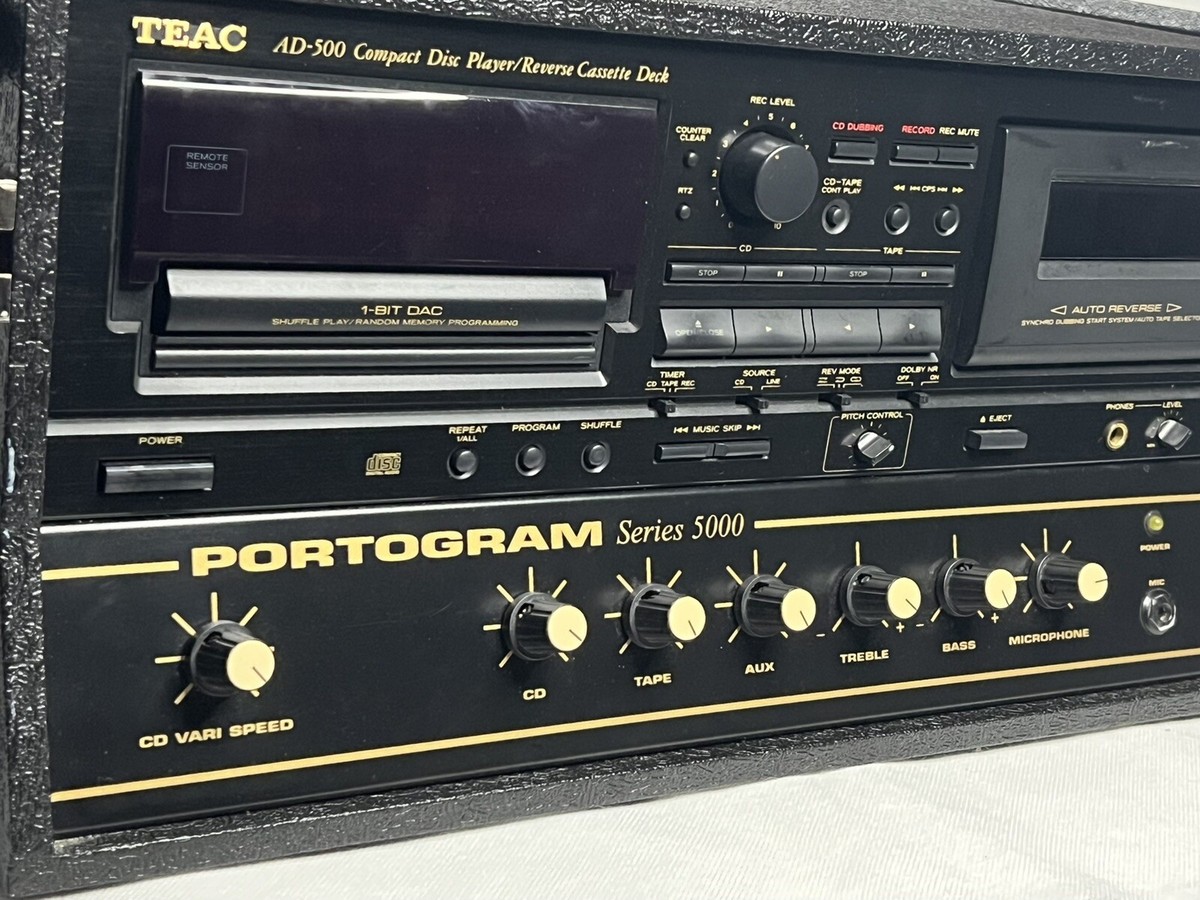 TEAC テアック　AD-500 カセットデッキ　CDデッキ TEAC ティアック テアック AD-500 CDプレーヤー CDデッキ カセット