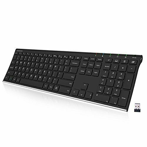 arteck 2.4 g wireless keyboard stainless