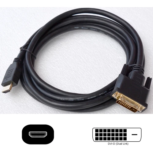 DELOCK DVI D HDMI KABEL 2M 200CM DVI-D STECKER HDMI-A MALE 2 ZWEI MEITER M276