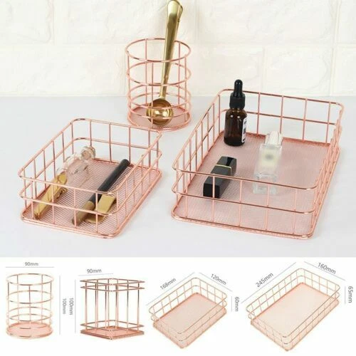 Panier de rangement en métal pour la maison