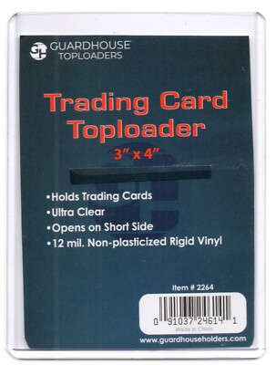 1 - GUARDHOUSE TRADING CARD RIGID TOPLOADER 3