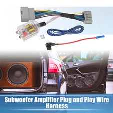 Radio Amp Subwoofer Amplifier Plug Play Wire Harness 70-6522 for Mitsubishi