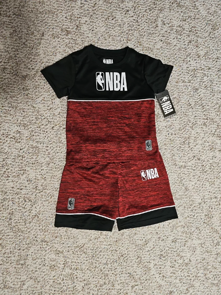 NBA Little Boys' 2-Piece Basketball Shorts Set/Outfit Size 4