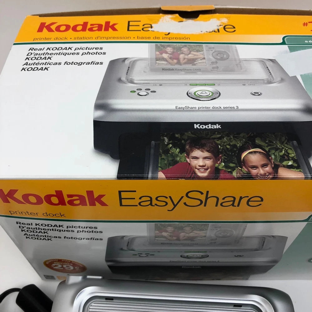 Kodak Easyshare Photo Printer Dock Series 3 Bundle for Parts or Repair