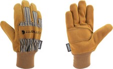 Carhartt Men's Insulated Suede Knit Cuff Work Gloves