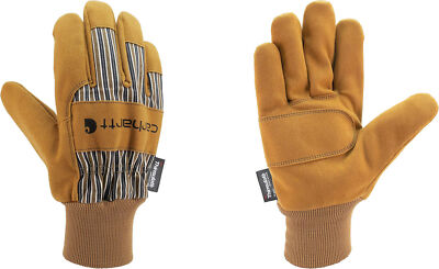 Carhartt Men's Insulated Suede Knit Cuff Work Gloves | eBay
