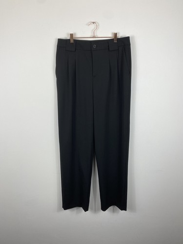 Ba&sh Trousers Womens Size 12 UK Black Tapered Wool Pleated Occasion 3 Bash - Picture 2 of 24