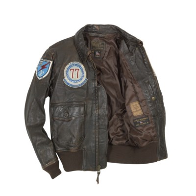 COCKPIT USA U.S.S. Ticonderoga G-1 Jacket Brown Z21H008 Made in