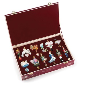 Nostalgic Miniature Glass Christmas Ornament Gift Set, 12 ...