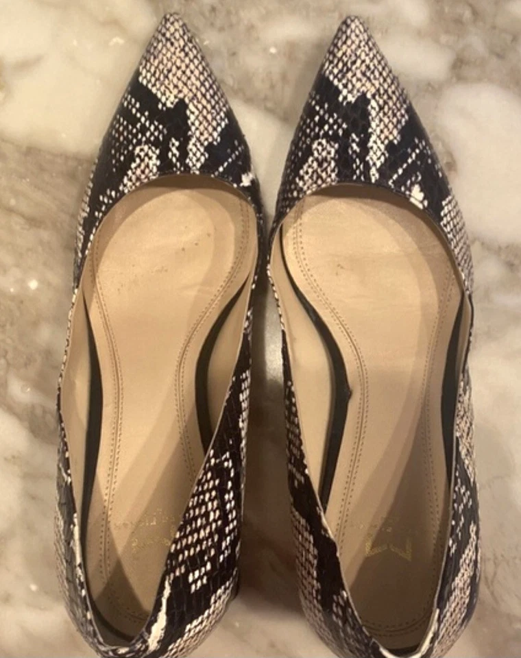 Marc Fisher Claire 2 Bomba Carrera Estampado Serpiente Talla 9.5 Mediana  Foto 4 de 4