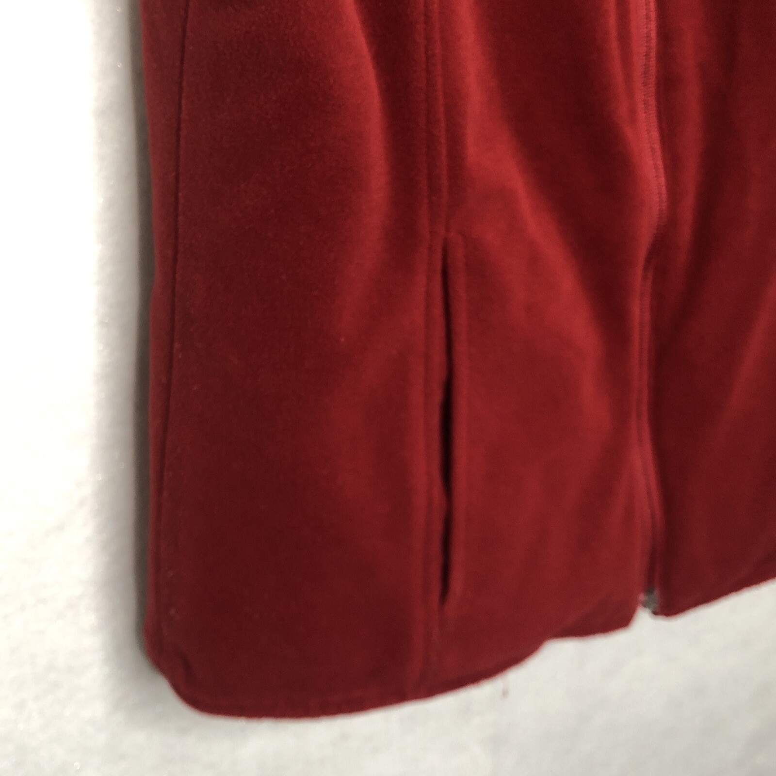 Gilet reversibile Fila rosso donna M pile trapuntato