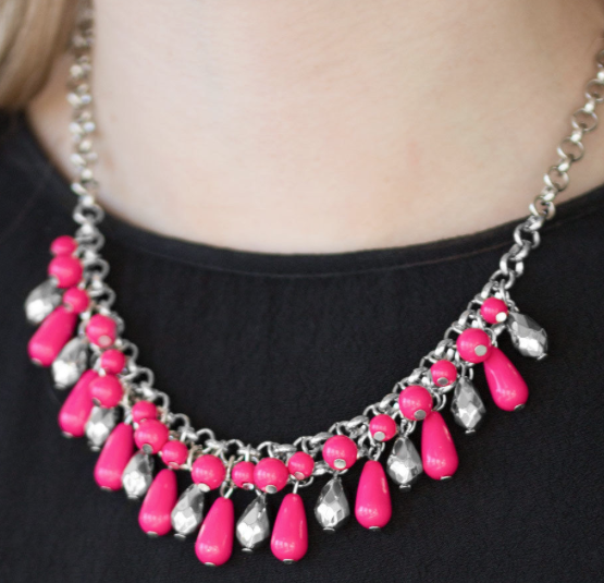 Fashion Necklaces Paparazzi Accessories Rural Revival Pink