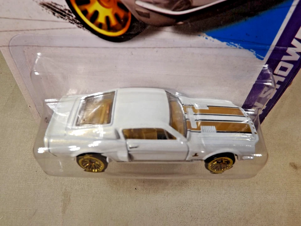 2013 Hot Wheels ERROR #245 HW Showroom-Performance '68 SHELBY GT500 White - Image 3 of 4