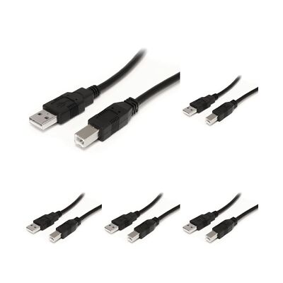 StarTech.com 9 m / 30 ft Active USB A to B Cable - M/M - Black USB 2.0 A to B...