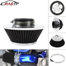 3" 76mm Inlet Cold Air Intake Air Filter Mushroom Head Black 