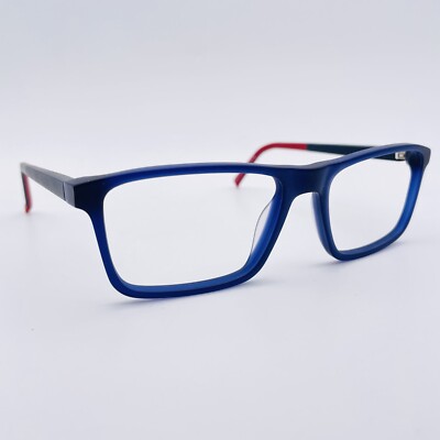 SPECSAVERS Brille MATT BLAU ECKIG Brillengestell MOD: SWIM 30687806