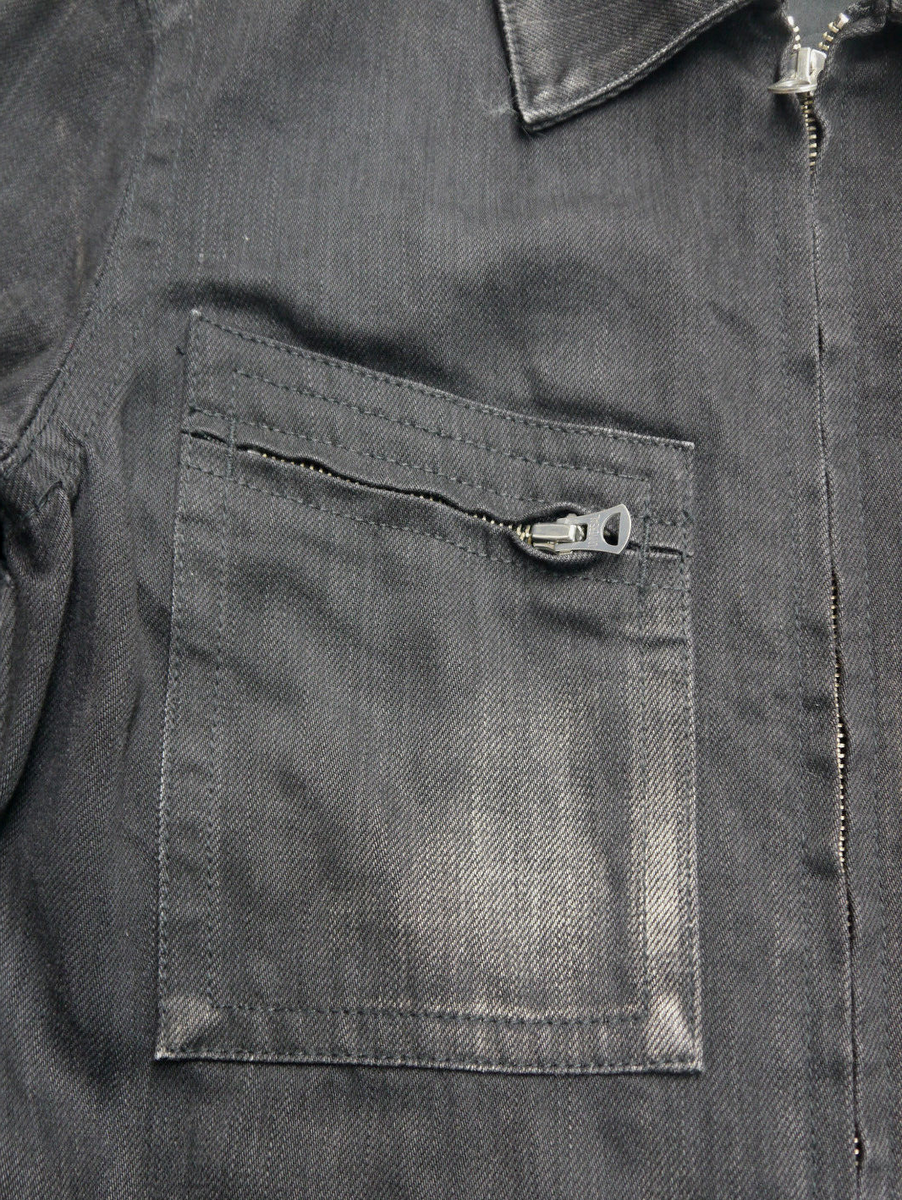 DELAY by Win & Sons Japan Black Washed Denim Coveralls