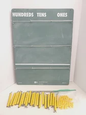 Ideal FUNDAMATH No. #7775 Modern Abacus Board Beads Teaching Manipulatives