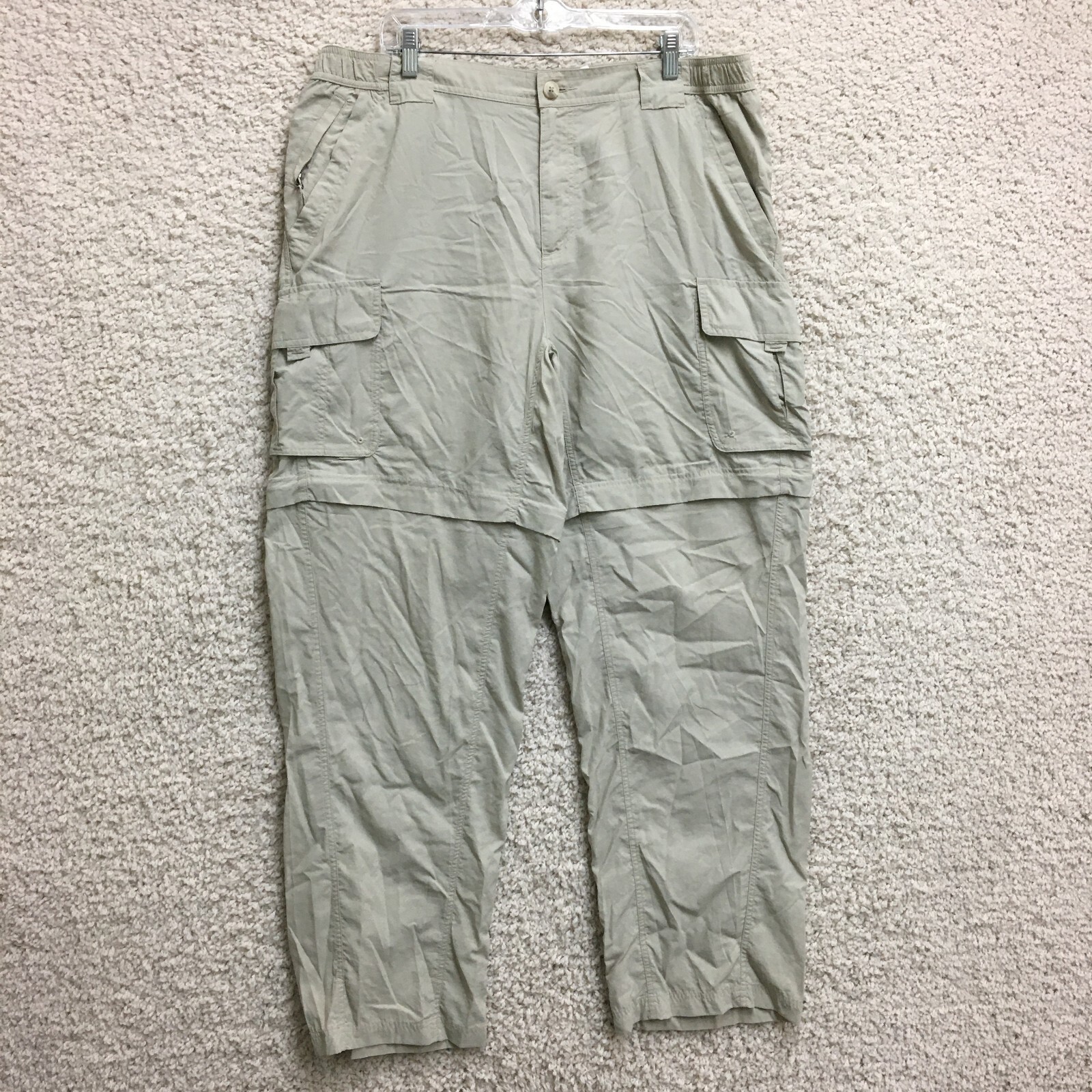 Columbia Pants Extra Large Adult Beige Titanium Convertible Cargo Outdoor Men XL