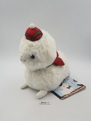 Alpaca Baby Alpacasso White B0511 Amuse Plush 5'' TAG Stuffed Toy Doll japan
