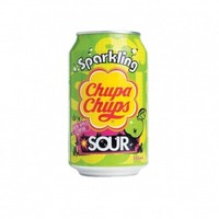 Chupa Chups Sour Sparkling - Saurer GrüNer Apfel