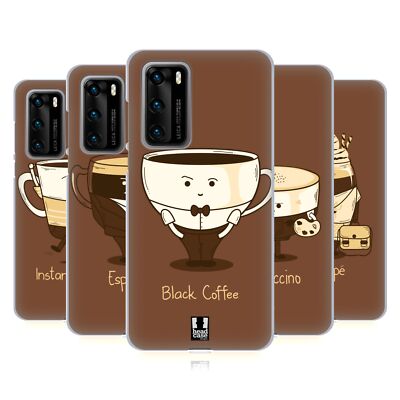 HEAD CASE DESIGNS COFFEE PERSONALITIES SOFT GEL CASE FOR HUAWEI PHONES 4