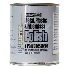 FLITZ Metal, Plastic & Fiberglass Polish 1lb/453g *Dented Can