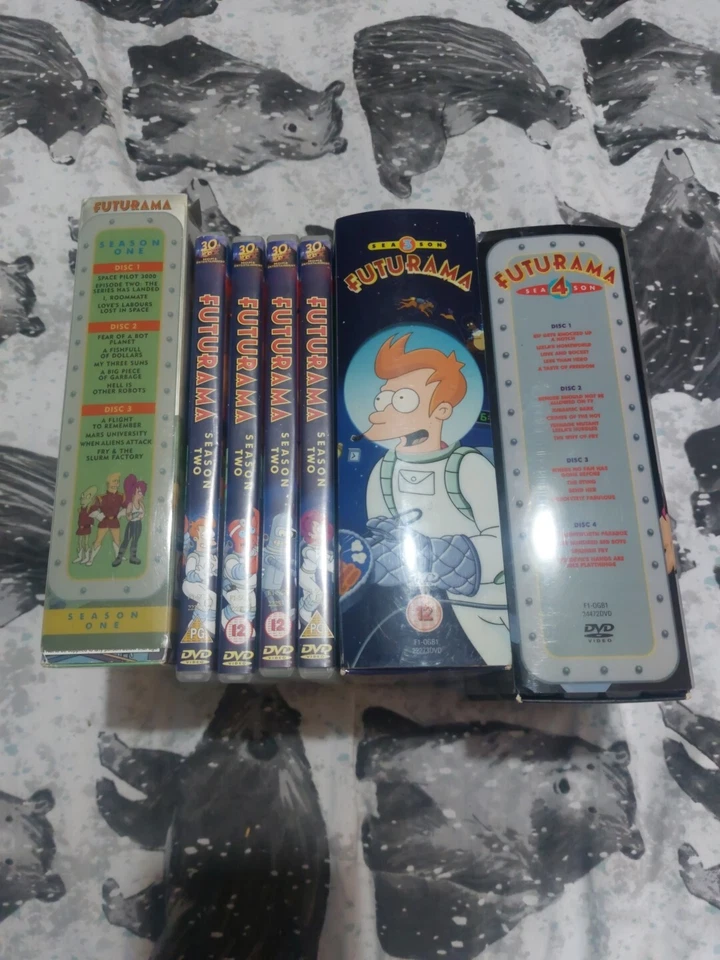 Futurama DVD box sets Season 1 To 4 Complete Sets Matt Groening 1-4 S01-s04 - Image 2 of 4