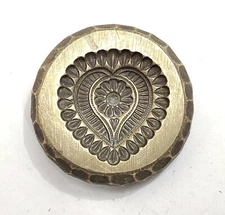 Vintage Bronze Jewelry Die Mold/Mould India Hand Engraved For Jewellery Making