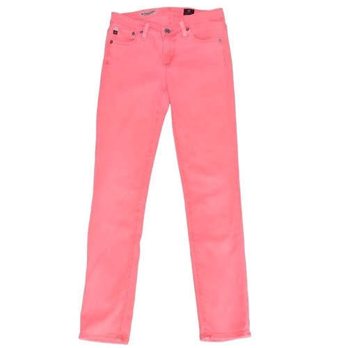 AG Adriano Goldschmied The Stevie Ankle Slim Straight Coral Jeans Size 26R - Picture 2 of 8