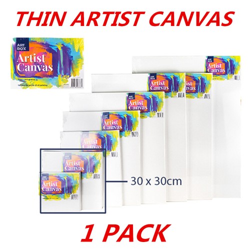 Blank Painting Canvas Artist Stretched White Primer Oil Acrylic Board Frame 3030 - Picture 2 of 5