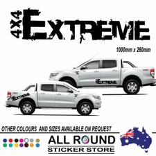 1 x Extreme-4x4 CAR STICKER 4WD Decal Large 4x4 UTE sticker