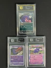 Pokémon 3pcs Chinese  cards Gengar CBB3C-03 01/07 CS3aC-041 151C-094 Grade10