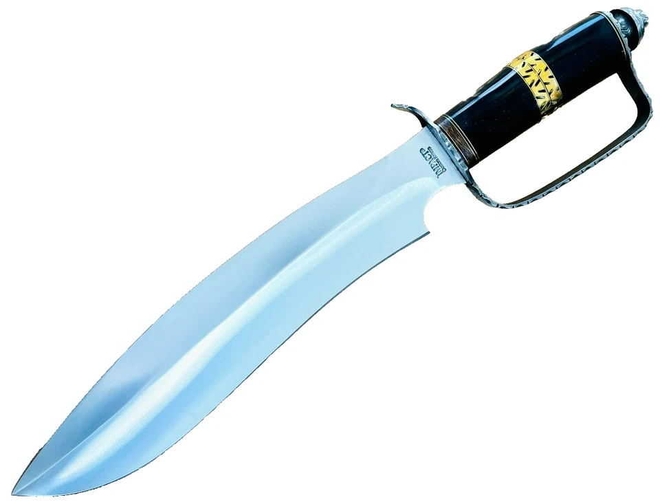 Talheres de impacto feitos sob medida 18" FACA BOWIE SASQUATCH NÃO USADA feitas à mão facas raras - Imagem 3 de 4