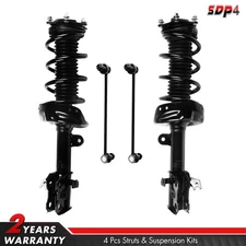 Fits 2007-2014 Honda CR-V  Front Complete Struts With Coil Springs Sway Bars Kit