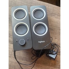 Logitech Multimedia Speakers Black White Desktop PC Laptop Wired