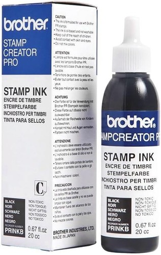 BROTHER PR-INK B Nachfuellfarbe schwarz - Afbeelding 2 van 2